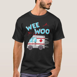 Camiseta EMS Ambulance Woo Paramedic EMT Gift Boo Boo B