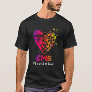Camiseta EMS Es un trabajo de corazón Jubilación de enferme