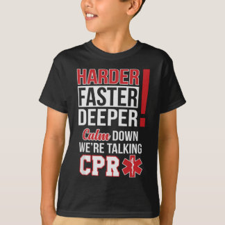 Camiseta EMS Harder Enfermera Módica de EMT más profunda RC