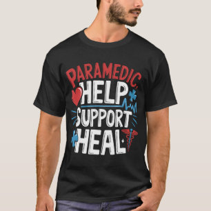 Camiseta Ems Paramédicos Y Emt Para Primeros Auxilios De Em