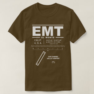Camiseta EMT del aeropuerto San Gabriel Valley