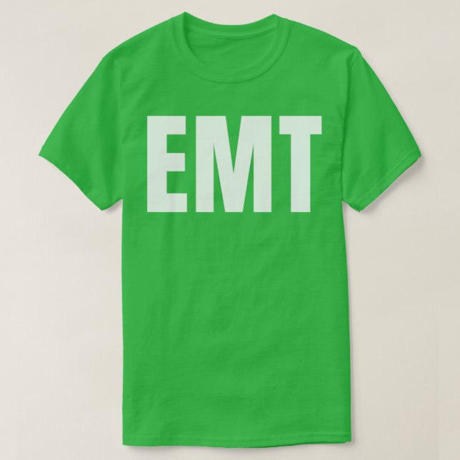 Camiseta Emt Funny Job Title Profession Birthday Gift Idea (Diseño del anverso)