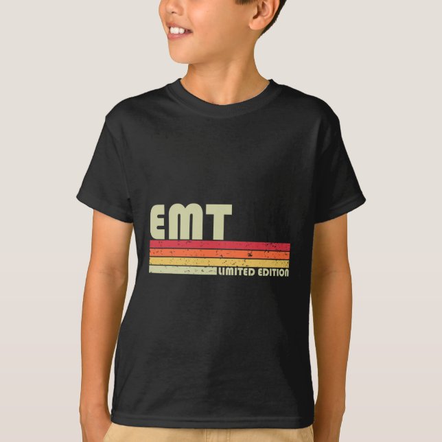 Camiseta Emt Funny Job Title Profession Birthday Worker Ide (Anverso)