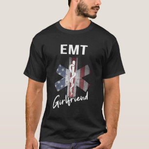 Camiseta Emt Girlfriend Camisas Bandera Estadounidense Usa 