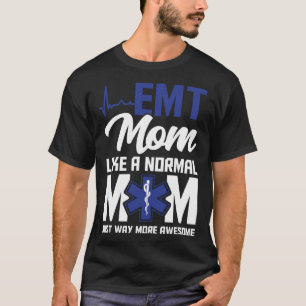 Camiseta EMT Mamá Técnico Médico de Emergencia Paramédico M