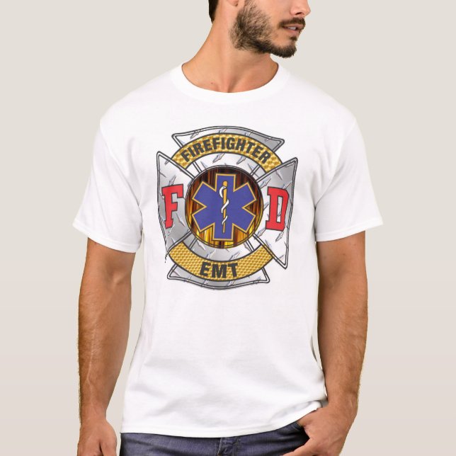 Camiseta EMT para bomberos (Anverso)