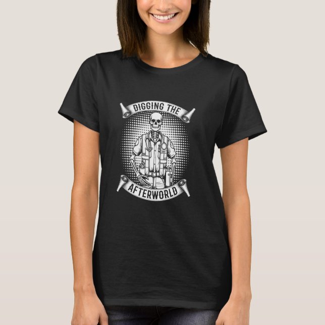 Camiseta Emt Skeleton First Responder - Paramédico Médico (Anverso)