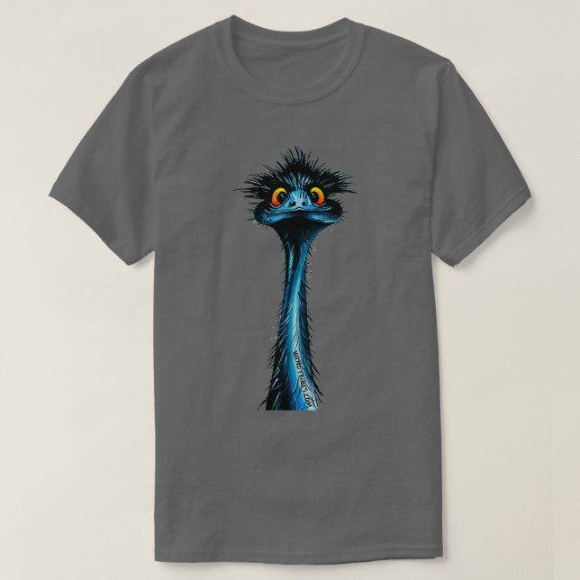 Camiseta emu aturdido (Diseño del anverso)