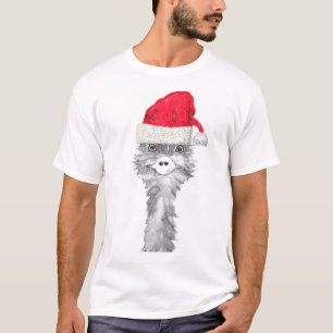 Camiseta Emu Bird Gracioso Humor Ostrich Emo Animal Xmas Sa