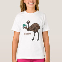 Emu con ilustracion personalizado de huevos