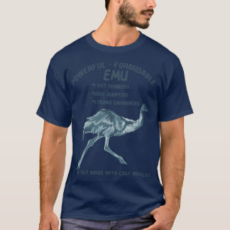 Camiseta Emu imponente y formidable