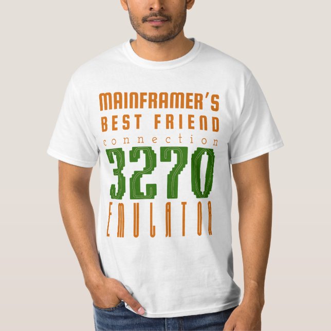 Camiseta Emulador de Mainframe Computers 3270 (Anverso)