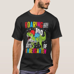Camiseta En 100 días, la divertida guardería T Rex Din