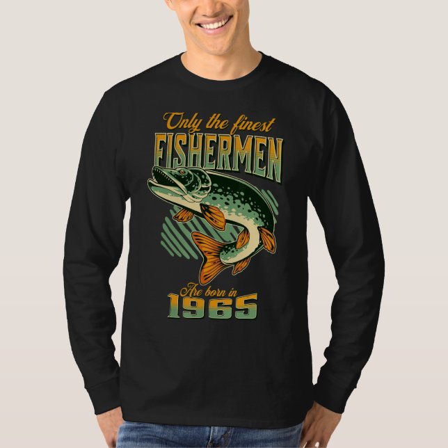 Camiseta En 1965 Nacieron 57 Pescadores De Cumpleaños (Anverso)