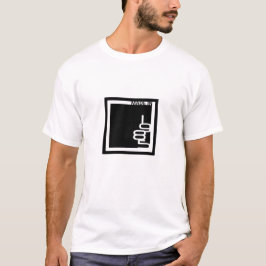 Camiseta "En 1985" cuadrado minimalista hecho
