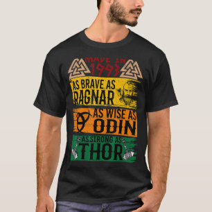 Camiseta En 1993 Fue Tan Valiente Como Ragnar Tan Sabio Com