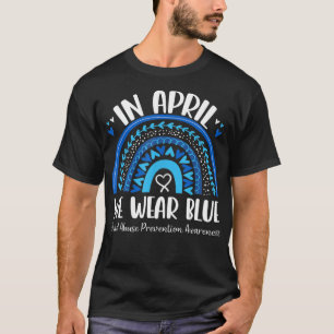 Camiseta En abril llevamos azul Mes de la Conciencia del Au
