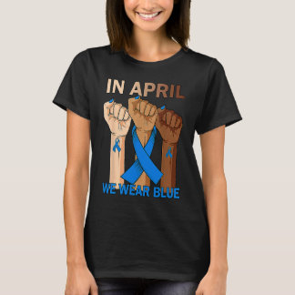 Camiseta En Abril, Luchamos Conciencia Sobre El Autismo Azu