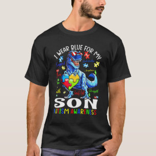 Camiseta En Abril Nosotros Usamos Azul Rex Dinosaurio Conci