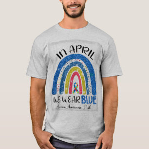 Camiseta En abril usamos azul, mes de concientización sobre