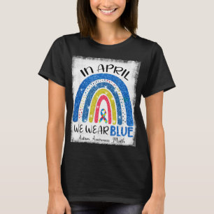 Camiseta En abril usamos azul, mes de concientización sobre