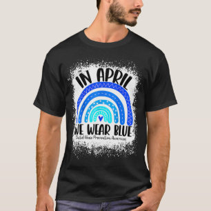 Camiseta En abril usamos azul Mes de concientización sobre