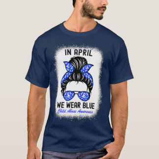Camiseta En Abril Usamos Azul Para Concienciarme Sobre El A
