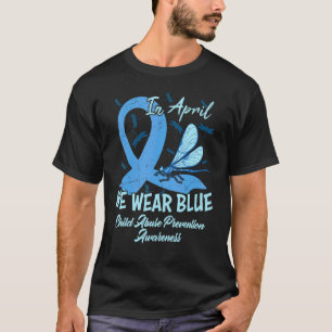 Camiseta En Abril Usamos Azul Para La Prevención Del Maltra