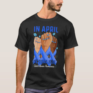 Camiseta En Abril Usamos Conciencia Sobre El Abuso Infantil