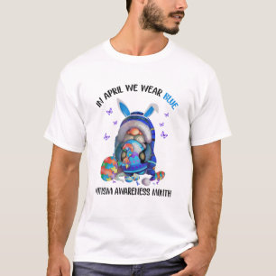 Camiseta En Abril Usamos Conciencia Sobre El Autismo Azul B
