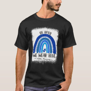 Camiseta En Abril Usamos Conciencia Sobre El Autismo Azul E