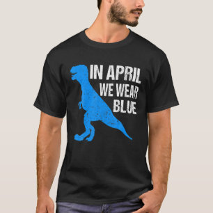 Camiseta En Abril Usamos El Autismo Azul Concienciación Niñ