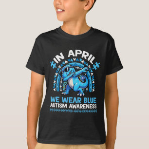 Camiseta En Abril Usamos El Mes De Concienciación Sobre El
