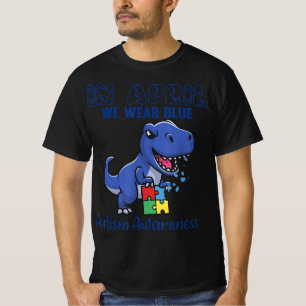 Camiseta En Abril Usamos El Mes De Concienciación Sobre El