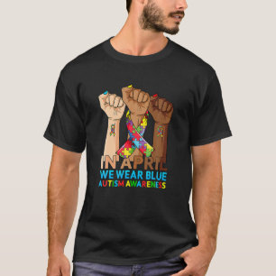 Camiseta En Abril Usamos Las Manos Azules Conscientes Del A