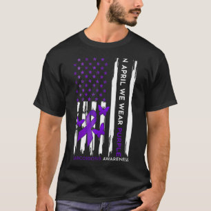 Camiseta En Abril Usamos Mes De Concienciación Sobre La Sar