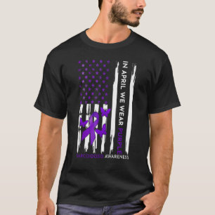 Camiseta En Abril Usamos Mes De Concienciación Sobre La Sar