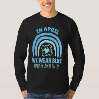 Camiseta En Abril Usamos Un Alarma Del Mes De Conciencia De