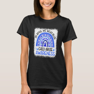 Camiseta En Abril Usé Azul Para Concienciar Sobre El Abuso
