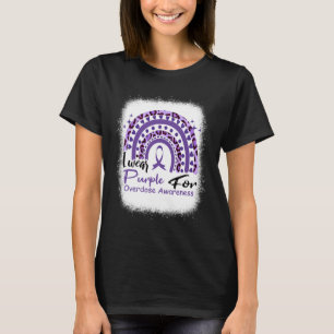 Camiseta En Agosto Usamos Avisos De Sobredosis De Arcoiris 