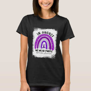 Camiseta En Agosto Usamos Conciencia De La Sobredosis Morad