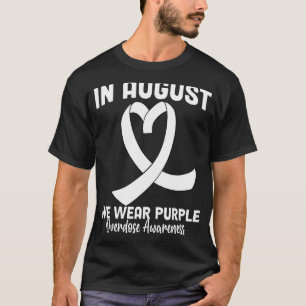 Camiseta En Agosto Usamos Un Interno De Concienciación Sobr