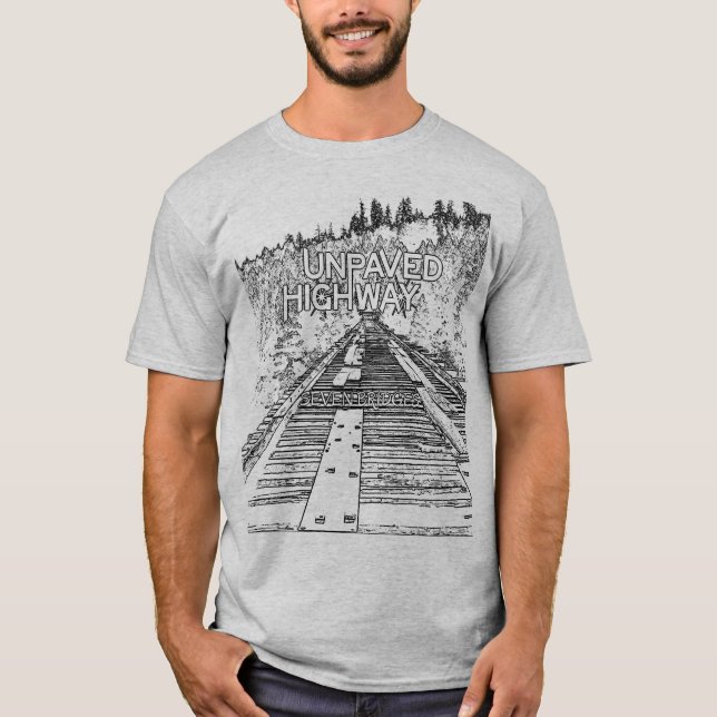 Camiseta en álbum de siete puentes (Anverso)