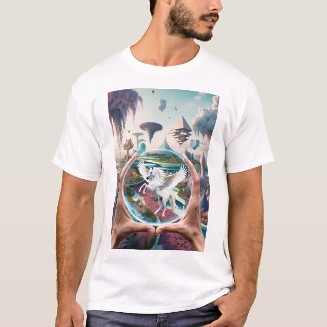 Camiseta En algún lugar fuera - No hace creer (Anverso)