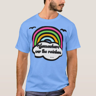 Camiseta En Algún Lugar Sobre El Arcoiris