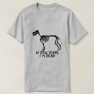 Camiseta en años del perro