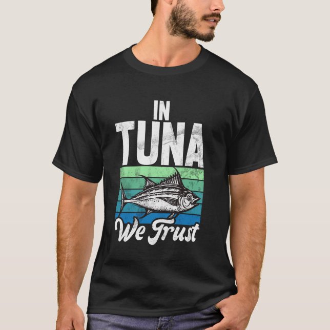 Camiseta En Atún Confiamos Pesca de Atún (Anverso)