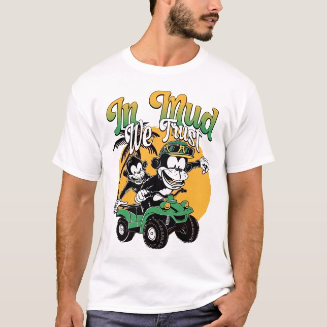Camiseta En barro confiamos (Anverso)