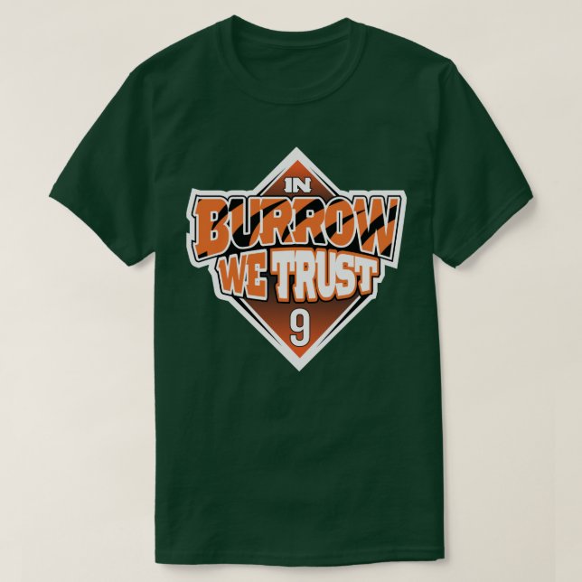 Camiseta En Burrow confiamos (Diseño del anverso)