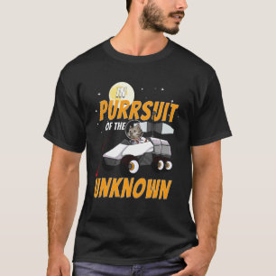 Camiseta En busca del divertido gato espacial desconocido h